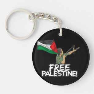 Palestinian Resister kid-flag Palestinians Freedom Keychain