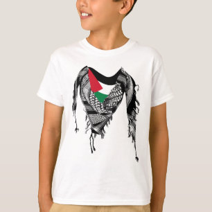 Palestinian scarf, Palestine flag T-Shirt