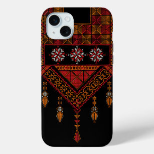 Palestinian Tatreez  Embroidery   palestine Art iPhone 15 Mini Case