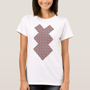 Palestinian Tatreez Embroidery Pattern T-Shirt