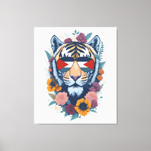 Palestinian tiger - Palestine FLAG  Canvas Print
