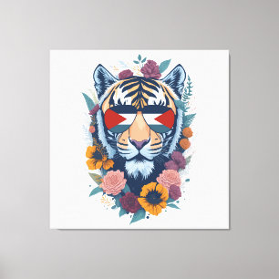 Palestinian tiger - Palestine FLAG  Canvas Print
