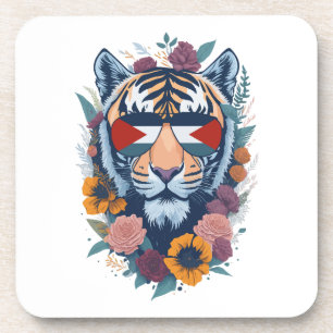 Palestinian tiger - Palestine FLAG  Coaster