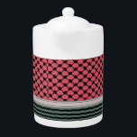 Palestinian watermelon Hatta Keffiyeh Kufiya Folk<br><div class="desc">watermelon Kufiya, kufiyyeh, kaffiyyeh or also called Hatta is an old Palestinian traditional headwear pattern that carries a deep value to every Palestinian and later became a symbol of resistance and freedom worldwide. Each pattern in the Hatta Kufiya represents palestine element culture. This design is for Palestinians, Palestine lovers, pro-Palestinian...</div>