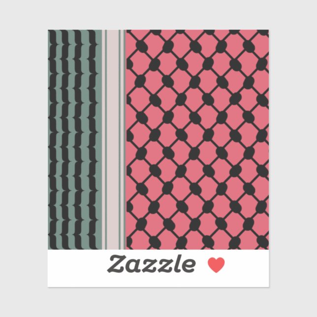 Palestinian watermelon Hatta Keffiyeh Kufiya Folk (Sheet)