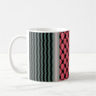 Palestinian watermelon Hatta Keffiyeh Kufiya Folk Coffee Mug