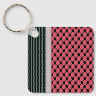 Palestinian watermelon Hatta Keffiyeh Kufiya Folk Keychain