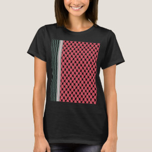 Palestinian watermelon Hatta Keffiyeh Kufiya Folk T-Shirt