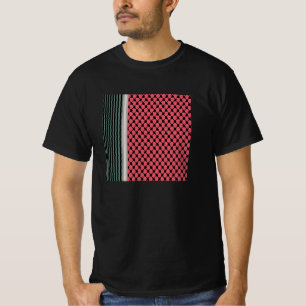 Palestinian watermelon Hatta Keffiyeh Kufiya Folk T-Shirt