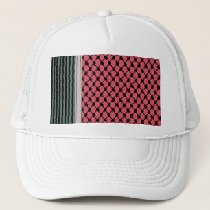 Palestinian watermelon Hatta Keffiyeh Kufiya Folk Trucker Hat