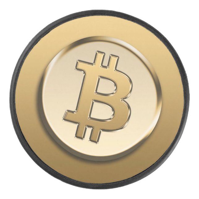 Palet de Bitcoin doré (Devant)