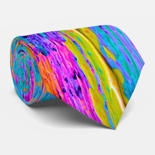 Palette Abstraite Cravate d'art de couteau 3