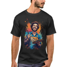 Palette d'artiste dynamique Graphisme T-shirt desi
