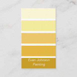 Palette de peinture or Carte de visite