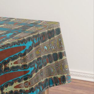 Palette du Sud-Ouest Abstraite nappe en mosaïque