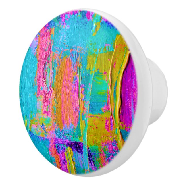 Palette Knife Paint Ceramic Knob 2 (Right)