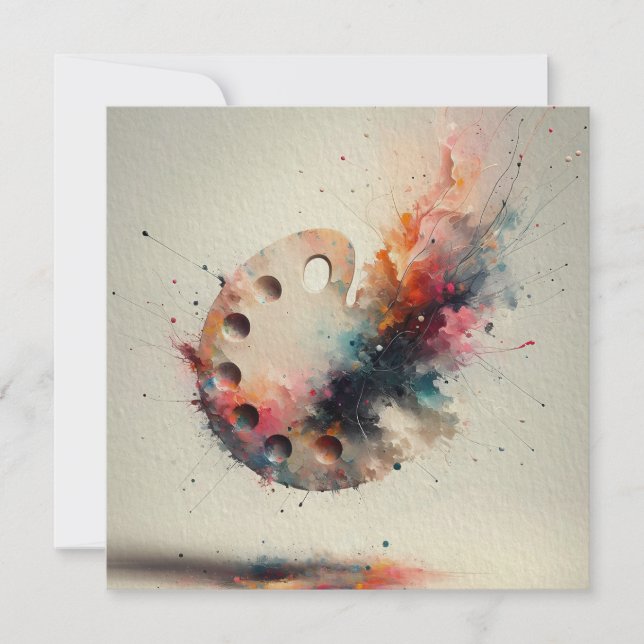 Palette of Creation  Invitation (Front)