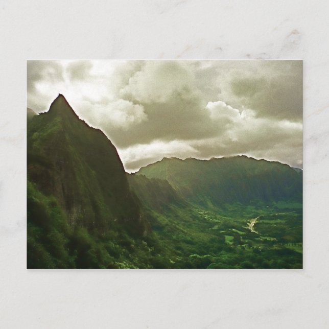 Pali Lookout Postcard (Front)