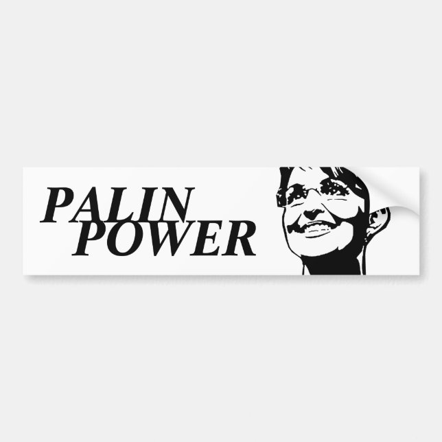 Palin Power Bumper Sticker (Front)