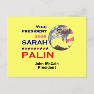 PALIN VP Postcard