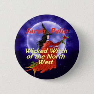 Palin  Witch NW  Button