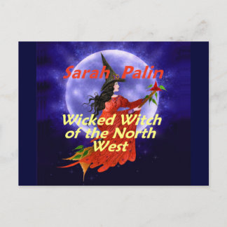 Palin WitchNW Postcard