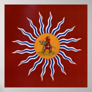 Palio Di Siena Contrada della Torre ( Tower)  Poster