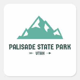 Palisade State Park - Utah Square Sticker