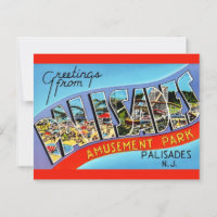 Palisades NJ Greetings Postcard