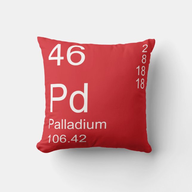 Palladium Throw Pillow (Front)