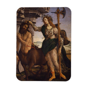 Pallas and the Centaur by Botticelli Magnet