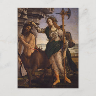 Pallas and the Centaur by Botticelli Postcard