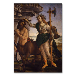 Pallas and the Centaur by Botticelli Table Number