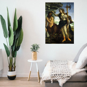 Pallas and the Centaur by Sandro Botticelli Poster