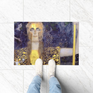 Pallas Athena, Gustav Klimt Doormat