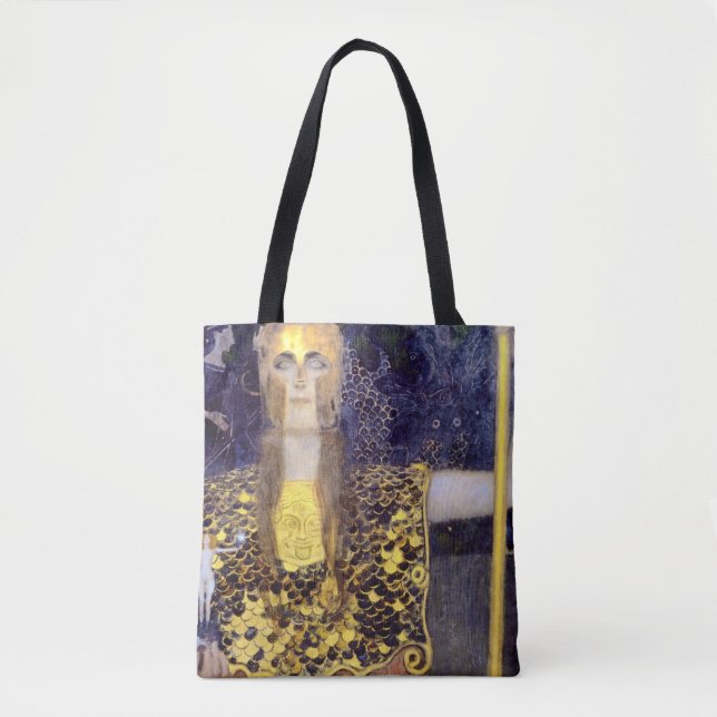 Pallas Athena, Gustav Klimt Tote Bag (Front)