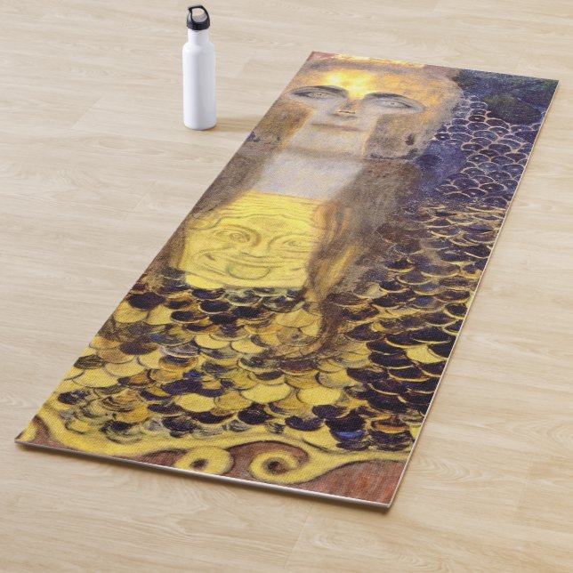 Pallas Athena, Gustav Klimt Yoga Mat (In Situ)