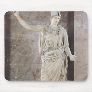 Pallas de Velletri, statue of helmeted Athena Mouse Pad