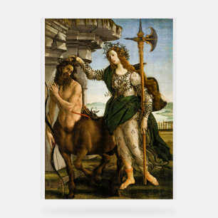 Pallas et le Centaure de Sandro Botticelli