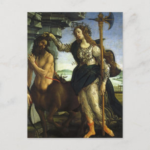 Pallas (Minerva) and Centaur by Sandro Botticelli Postcard