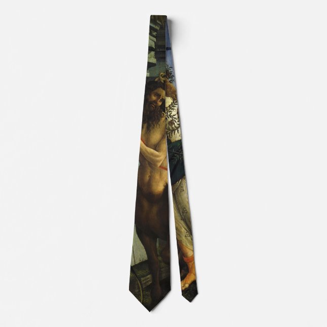 Pallas (Minerva) and Centaur by Sandro Botticelli Tie (Front)
