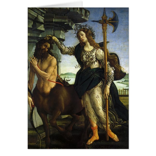 Pallas (Minerva) et Centaur par Sandro Botticelli (Devant)