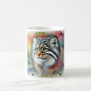 Pallass cat 190624AREF123 - Watercolor Coffee Mug