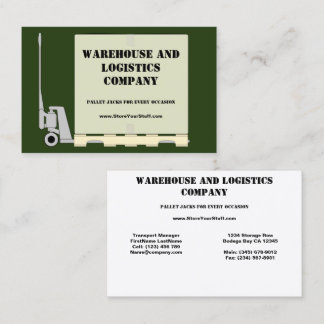 Pallet Jack, Standard, 3.5" x 2.0" Business Card