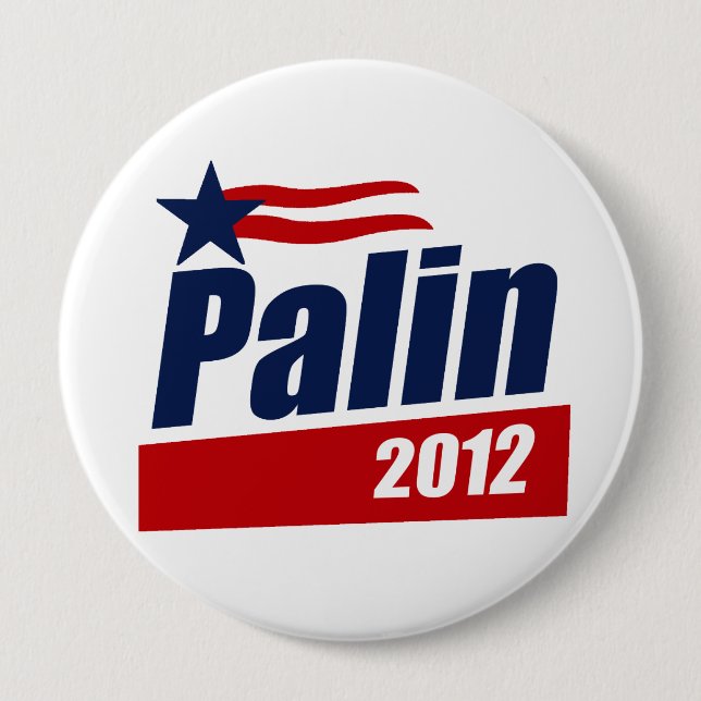 Pallin 2012 Poster blue 4 Inch Round Button (Front)