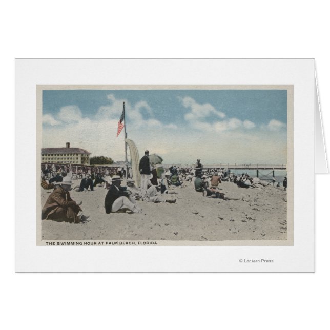 Palm Beach, FL - L'Heure De Baignade (Devant horizontal)
