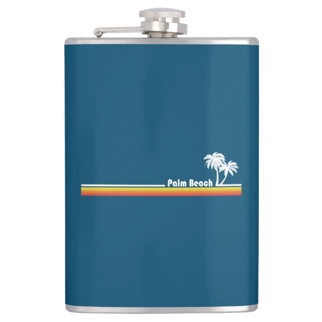 Palm Beach Florida Hip Flask (Front)