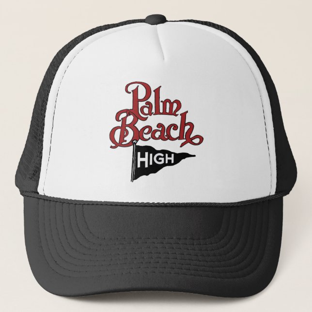 Palm Beach High #1 Trucker Hat (Front)