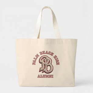 Palm Beach High Alumni Large Tote Bag