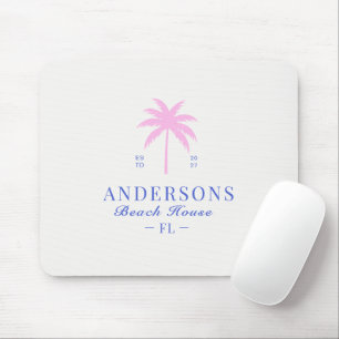 Palm Beach House Social Club Aesthetic Mouse Pad
